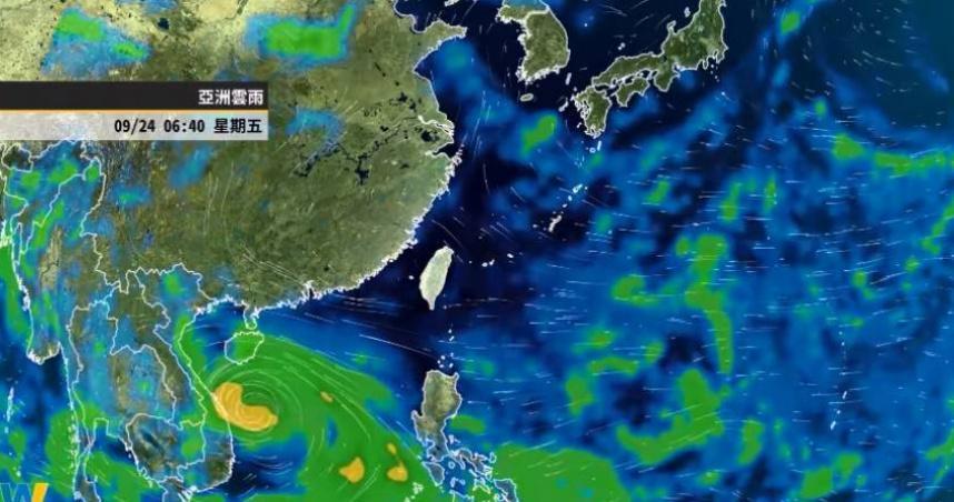 中央氣象局表示,今(15日)北部與各地山區降雨較為明顯,下週有機會有颱風生成。(翻攝自天氣風險臉書專頁)