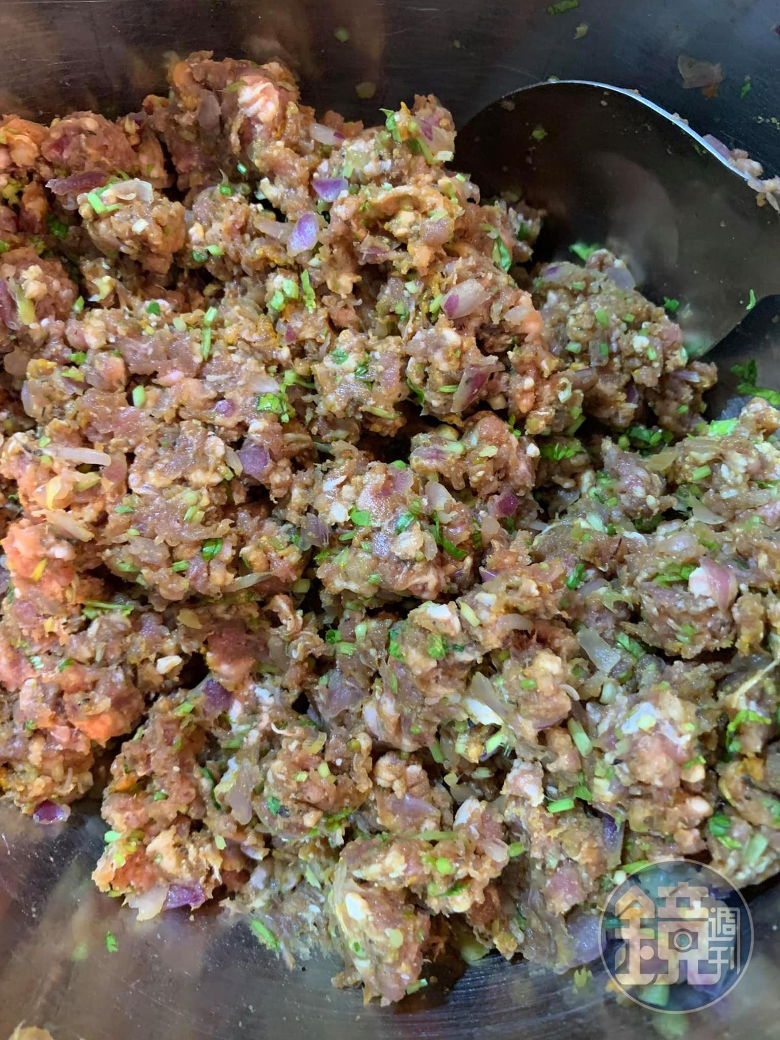 混合拌勻成這個程度。