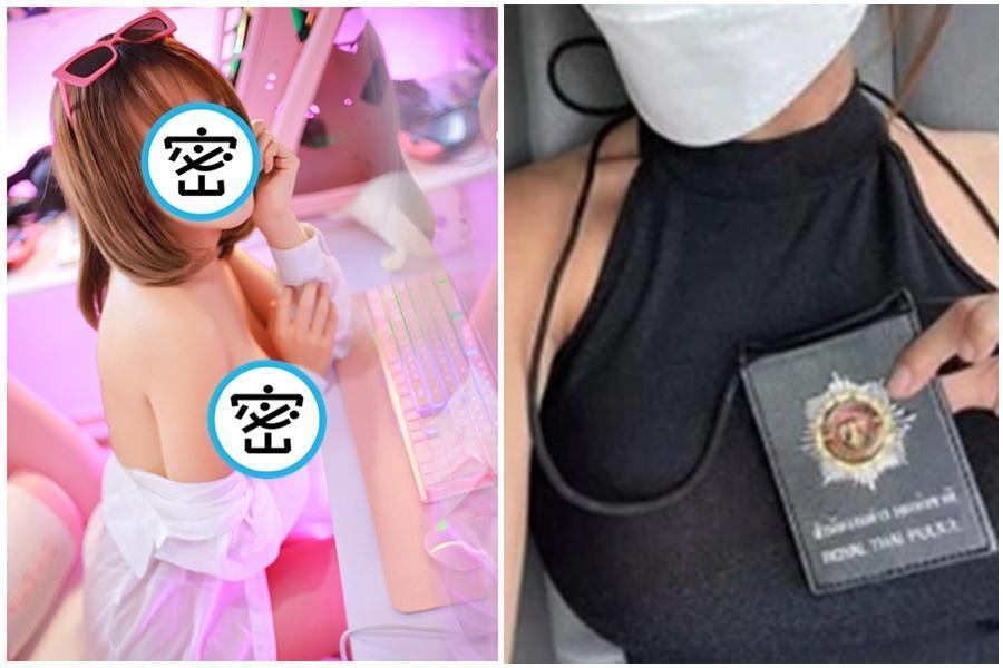 泰國一名正妹因炫耀打疫苗，隨即被網友起底過去拍裸照。（翻攝自Ann Anothai Thawara臉書）