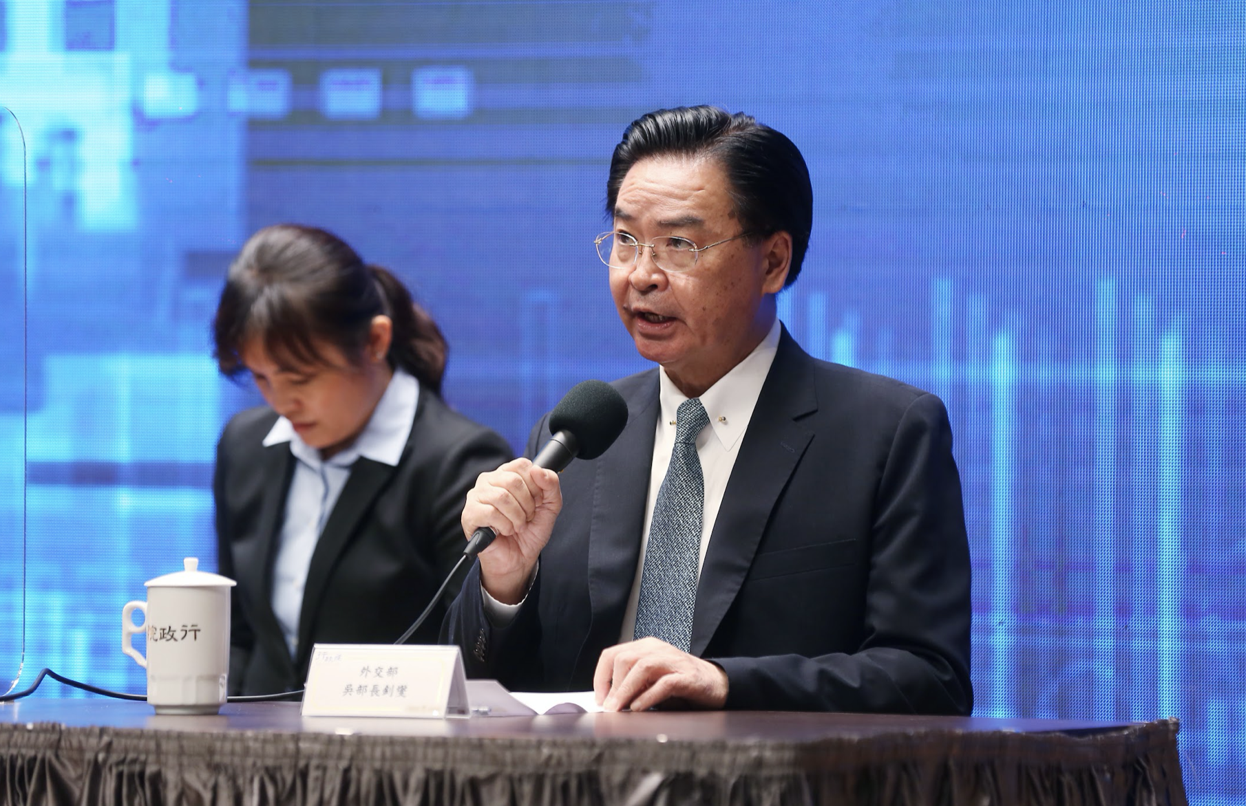 外交部長吳釗燮於美國華府智庫研討會上提及正名議題。（資料照）