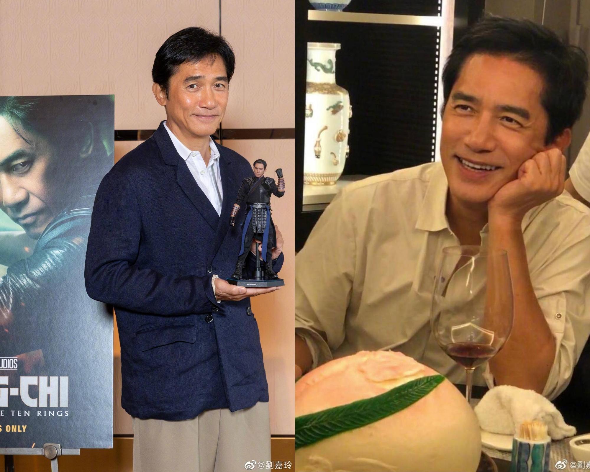梁朝偉雖然已快60歲,但魅力依舊驚人,還是有無數女性被他的電眼迷倒。(翻攝自劉嘉玲臉書)