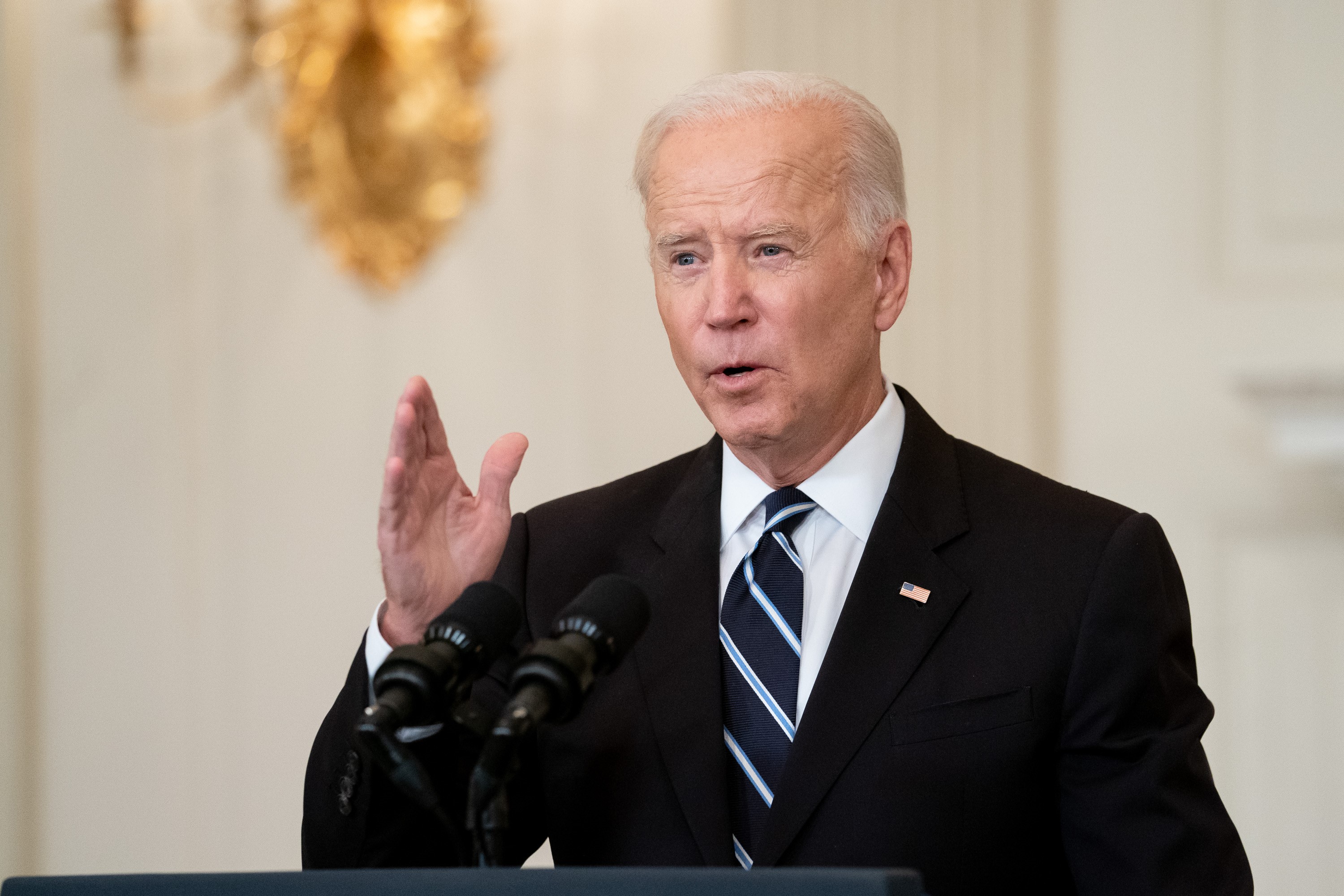 美國總統拜登（Joe Biden）21日公開表態，若台灣到攻擊，美國會出面捍衛。（翻攝自白宮推特）