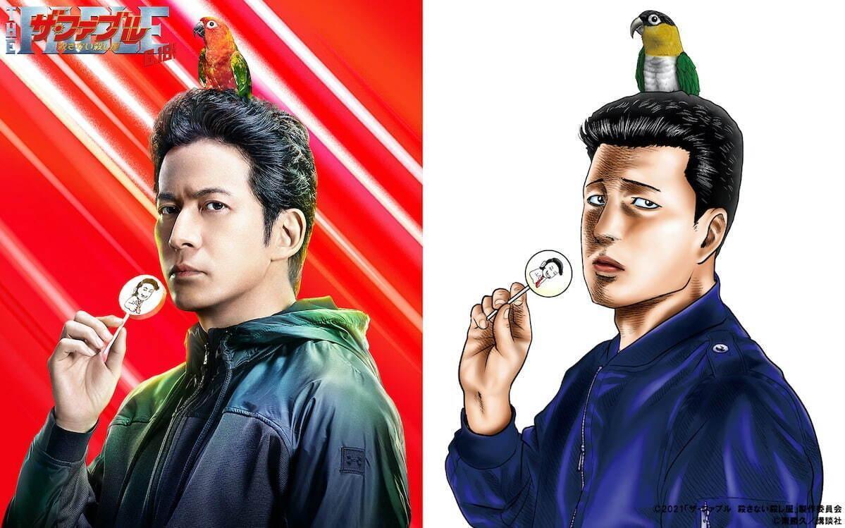 岡田准一（左圖）主演的漫改電影《殺手寓言》推續集《殺手寓言：殺手不殺人》，他再次化身殺手，但這次被下令不得殺人。（翻攝自natalie）