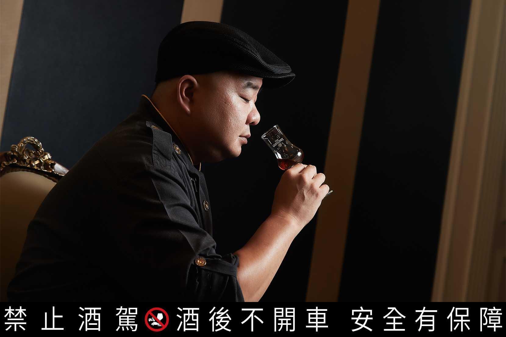 主廚蔡宗霖說：揮別舊有的，總是酒的台菜文化，格蘭利威純正雪莉桶系列是個能讓人好好搭餐、細細品味的酒款。