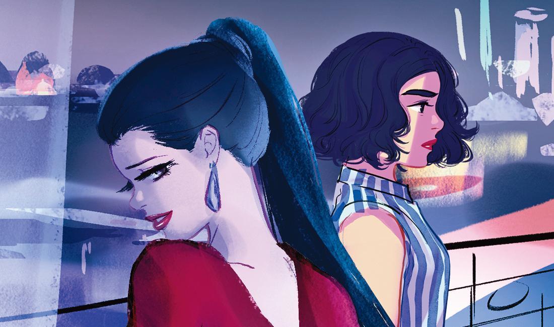 《北投女巫2:魅惑魔法》無論劇情、畫風都有獨特性,受到讀者喜愛。(LINE WEBTOON提供)