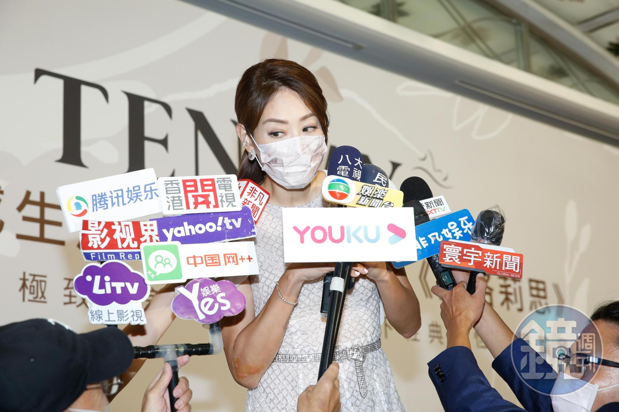 賈永婕受訪表示才剛把近600萬的醫療物資送到馬來西亞各地醫院。