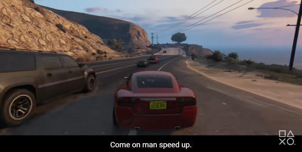 《俠盜獵車手5》宣布登上PS5,玩家卻不買單。(翻攝YouTube頻道「PlayStation」)