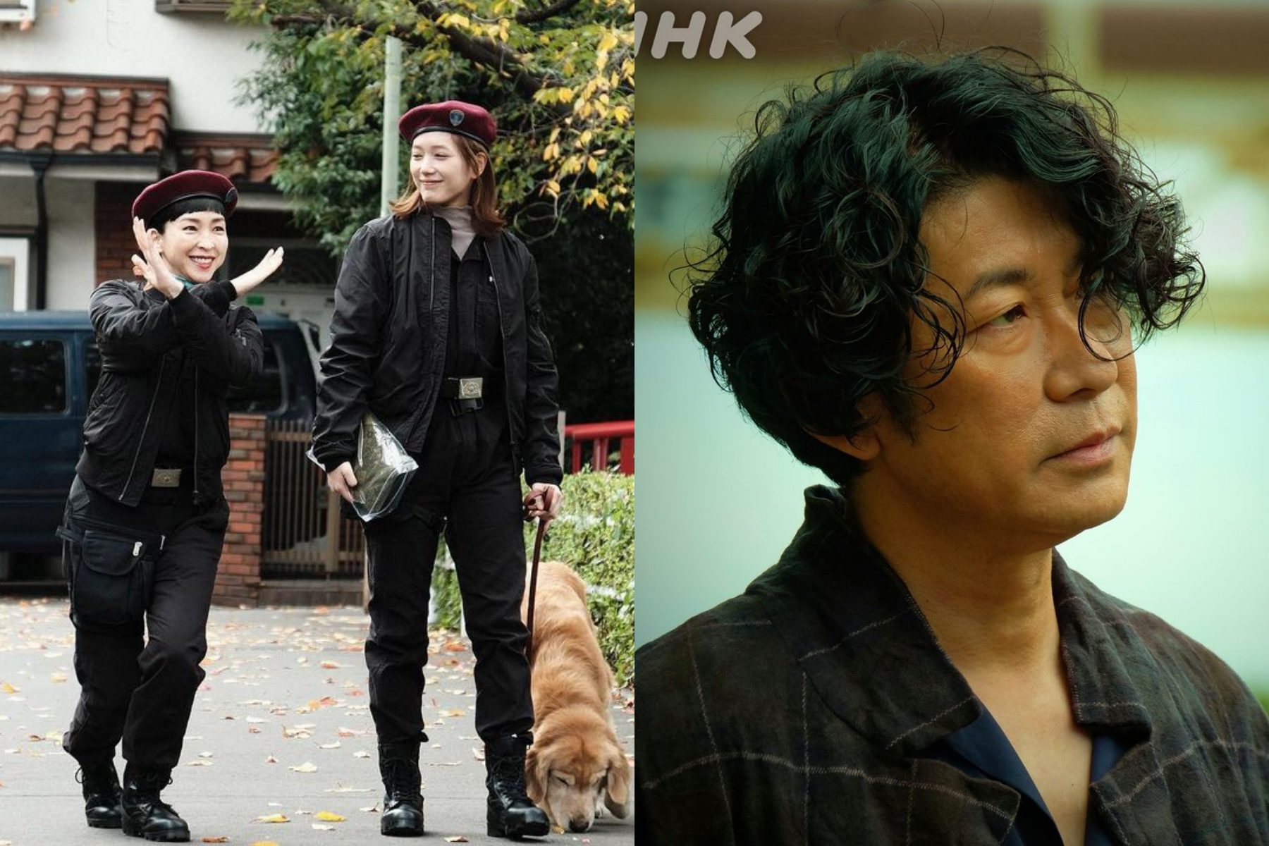 《奧莉佛是狗，（天哪！！）這傢伙》卡司陣容強大，麻生久美子（左起）、本田翼和永瀨正敏等人都來參一咖。（翻攝自@nhk_oliver IG）