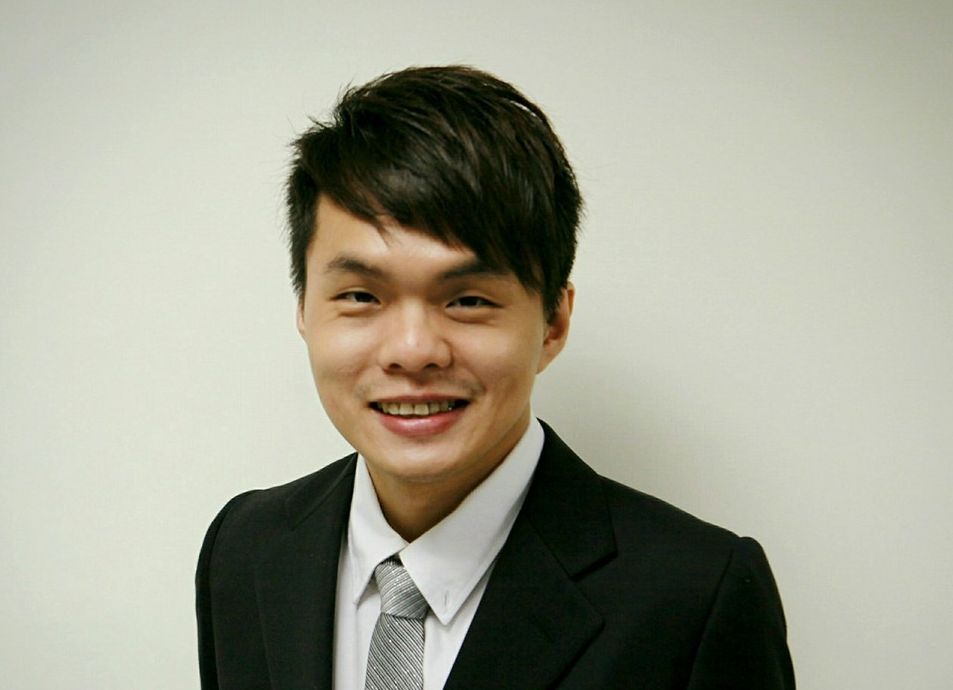 吳俊德2016年曾代表信心希望聯盟參選台北市立委。（讀者提供）