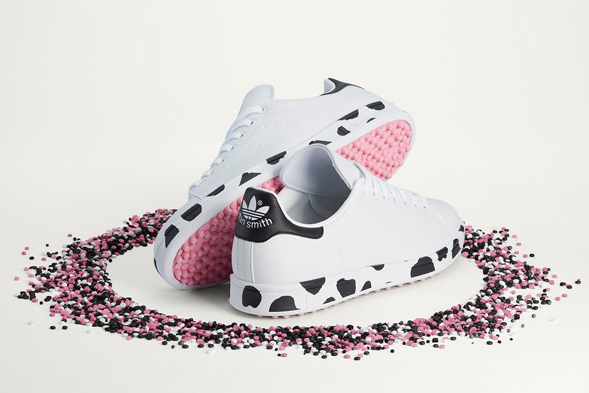 Stan Smith Ryder Cup鞋款極具「乳牛」巧思且落實環保永續責任。NT$4,490。（adidas Golf 提供）