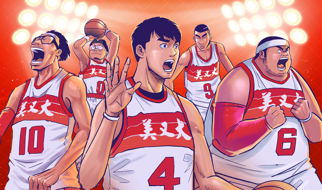 《宅男打籃球》故事結構完整、劇情接地氣，是LINE WEBTOON首部影視化的台灣網漫作品。（LINE WEBTOON提供）