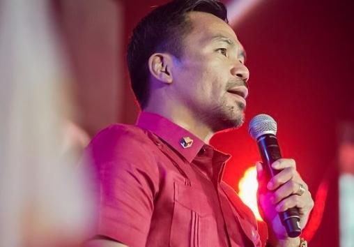 菲律賓「國民拳王」帕奎奧(Manny Pacquiao)近日宣佈,將於明年角逐總統大位。(翻攝Manny Pacquiao Instagram)
