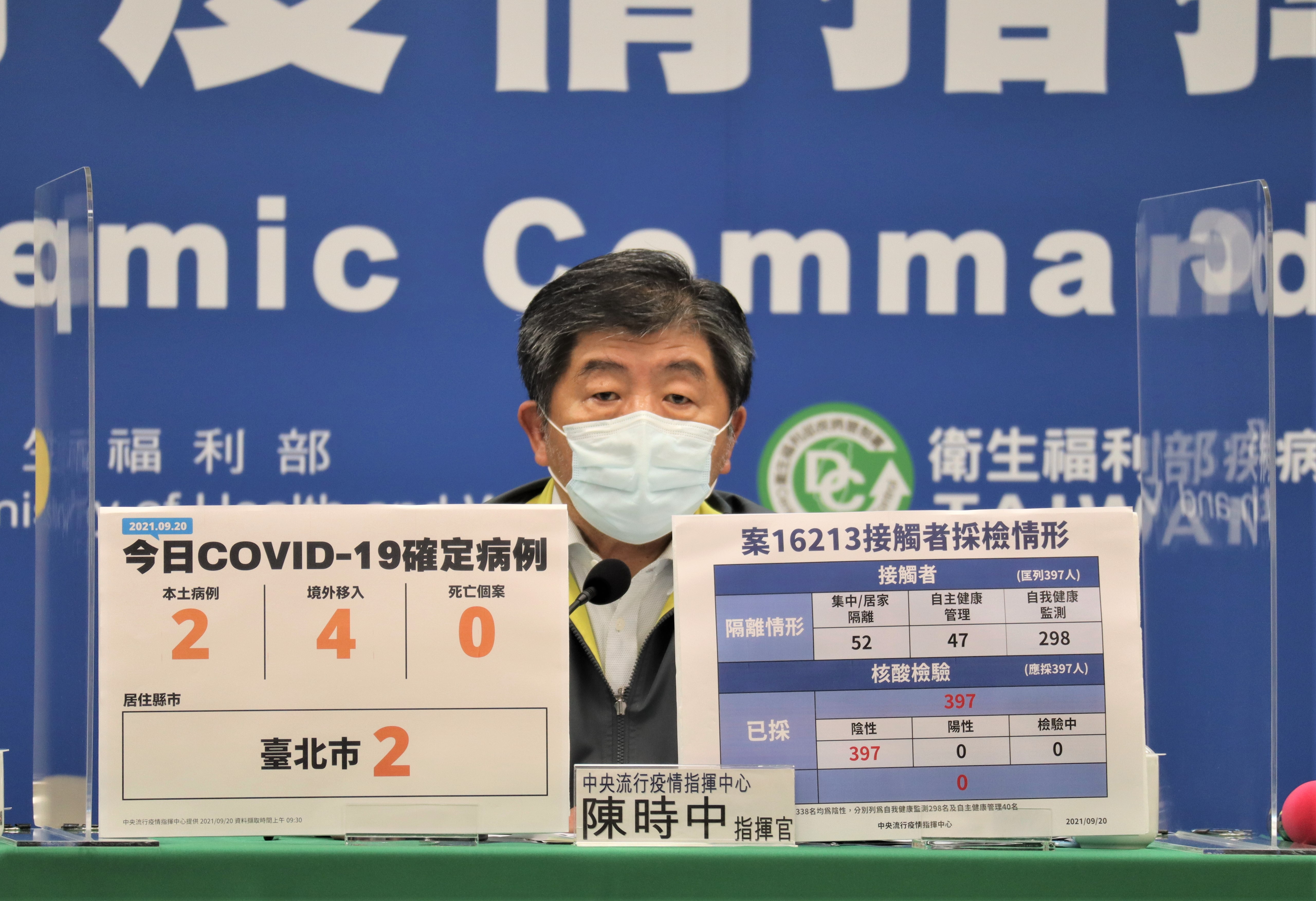 中央流行疫情指揮官陳時中表示，最新統計目前已有52萬2678人完成預約，高端第2劑也有28萬2652人完成預約。 （指揮中心提供）