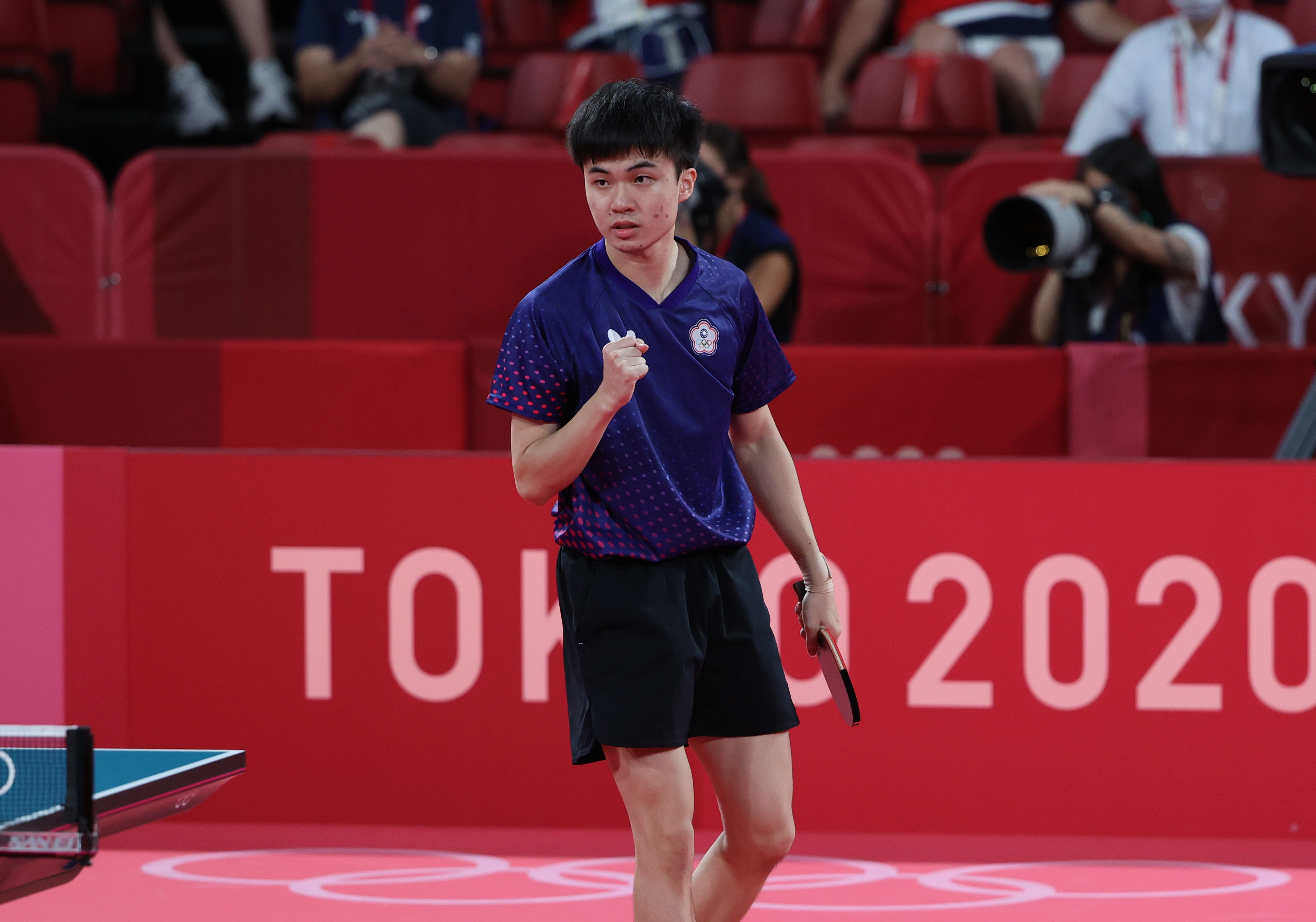 年紀輕輕的桌球好手林昀儒，在去年疫情肆虐全球期間比賽驟減。（體育署提供）