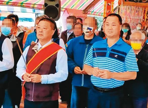 大城鄉長蔡鴻喜(右)及鄉代會主席王宏銘(左)涉向綠能業者索賄,彰化地檢署日前將2人依貪汙罪起訴。(翻攝大城鄉公所臉書)