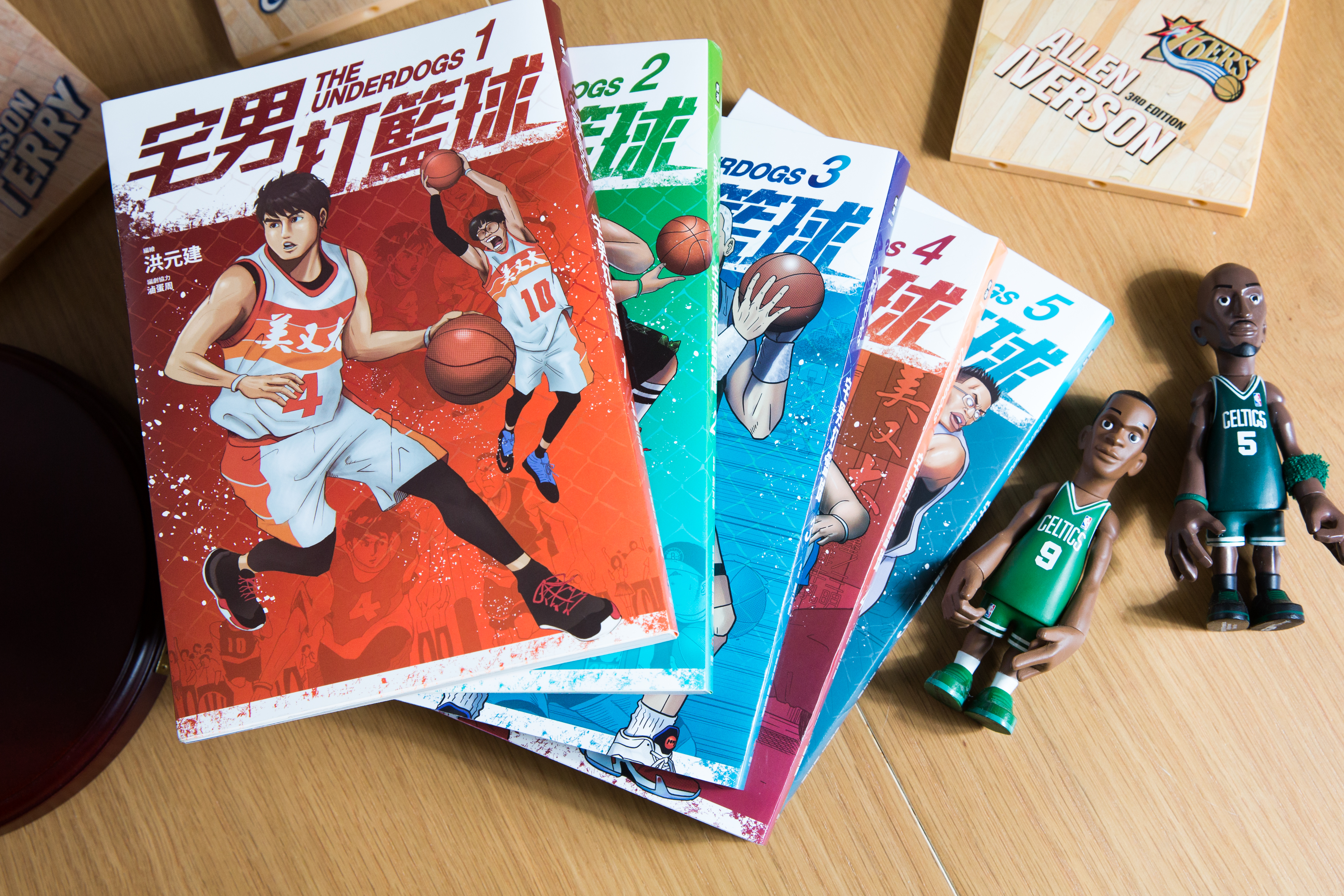 《宅男打籃球》2015年開始在LINE WEBTOON連載，至今發行17集實體單行本。（資料照）