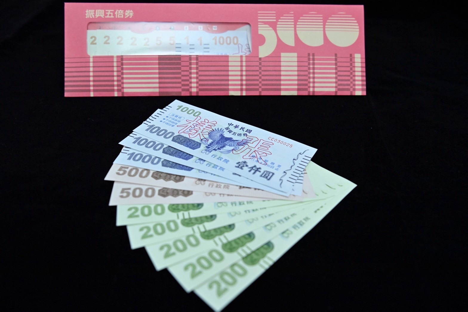許多網友認為，實體振興券的優惠較數位誘人，這次將選擇領紙本五倍券。（示意圖，行政院提供）