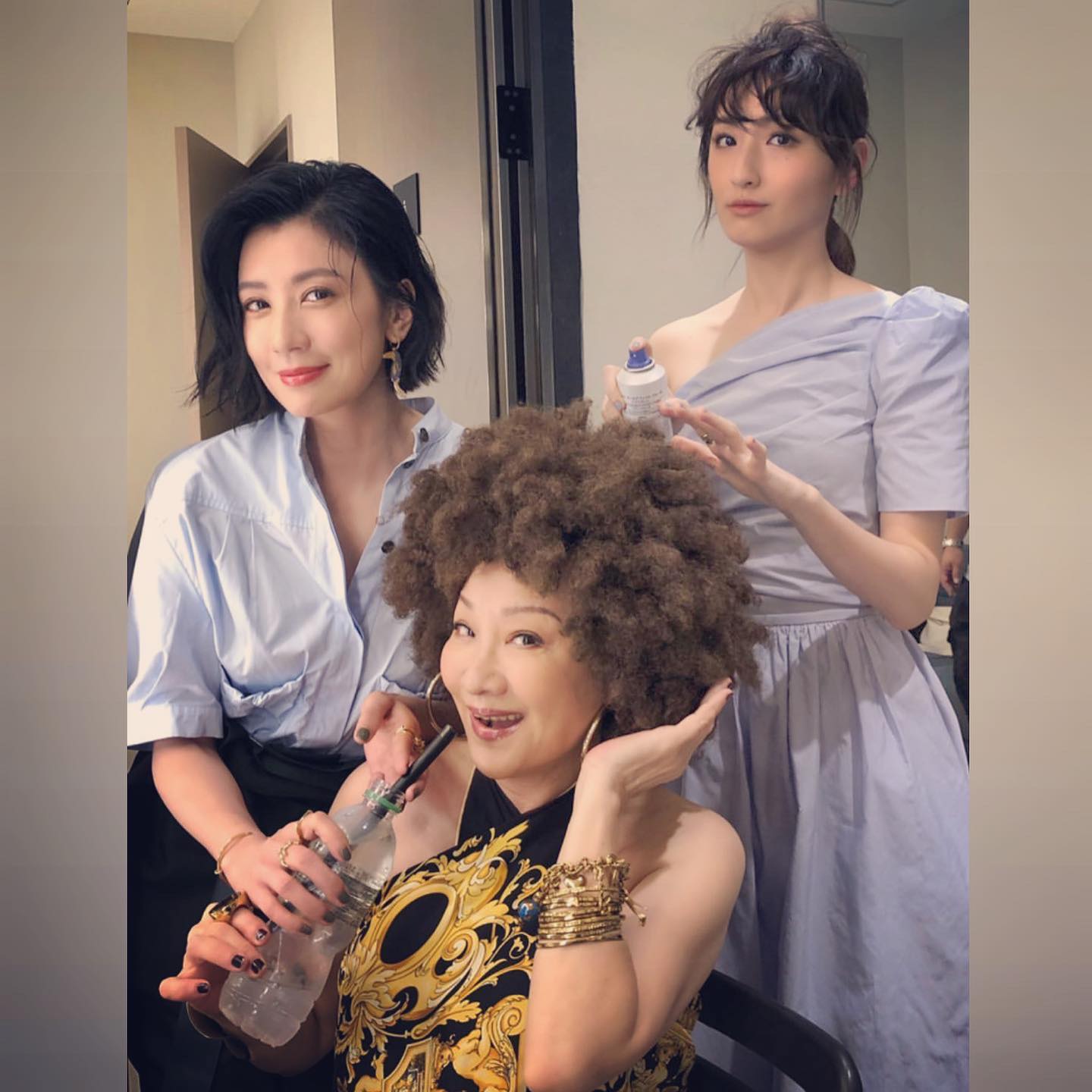 賈靜雯(左起)初任製作人,邀比莉、柯佳嬿合演《媽,別鬧了!》