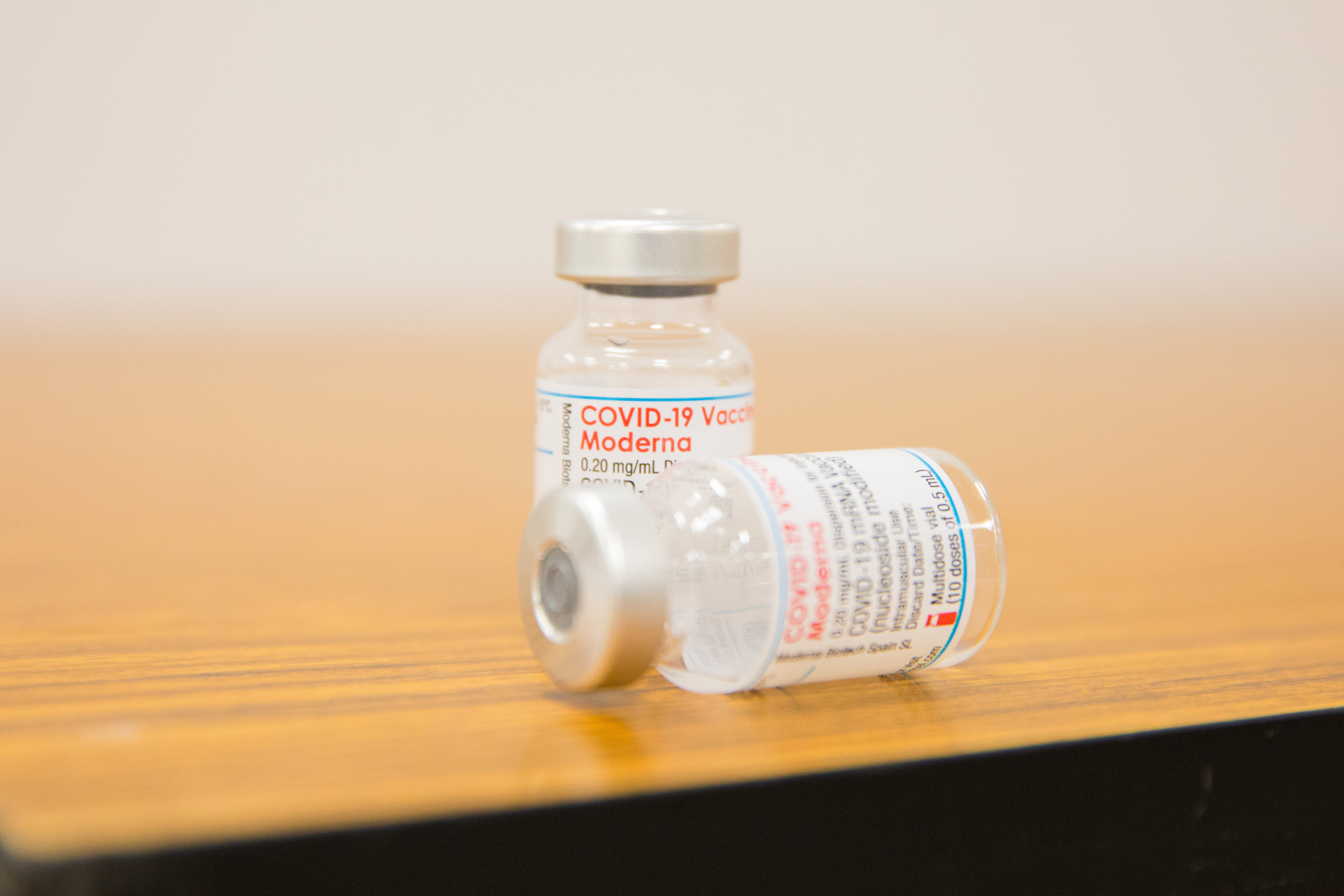 根據美國CDC最新疫苗報告顯示，施打第2劑4個月後，輝瑞BNT防護力下降，而莫德納卻沒有。（莫德納示意圖，本刊資料照）