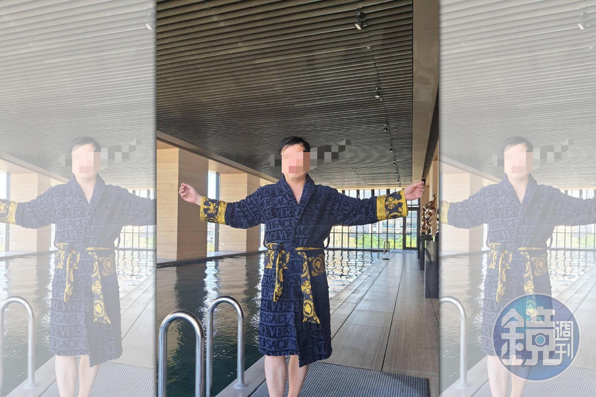 在北市開設行李箱租賃公司的林男，遭控盜刷他人的信用卡。（讀者提供）