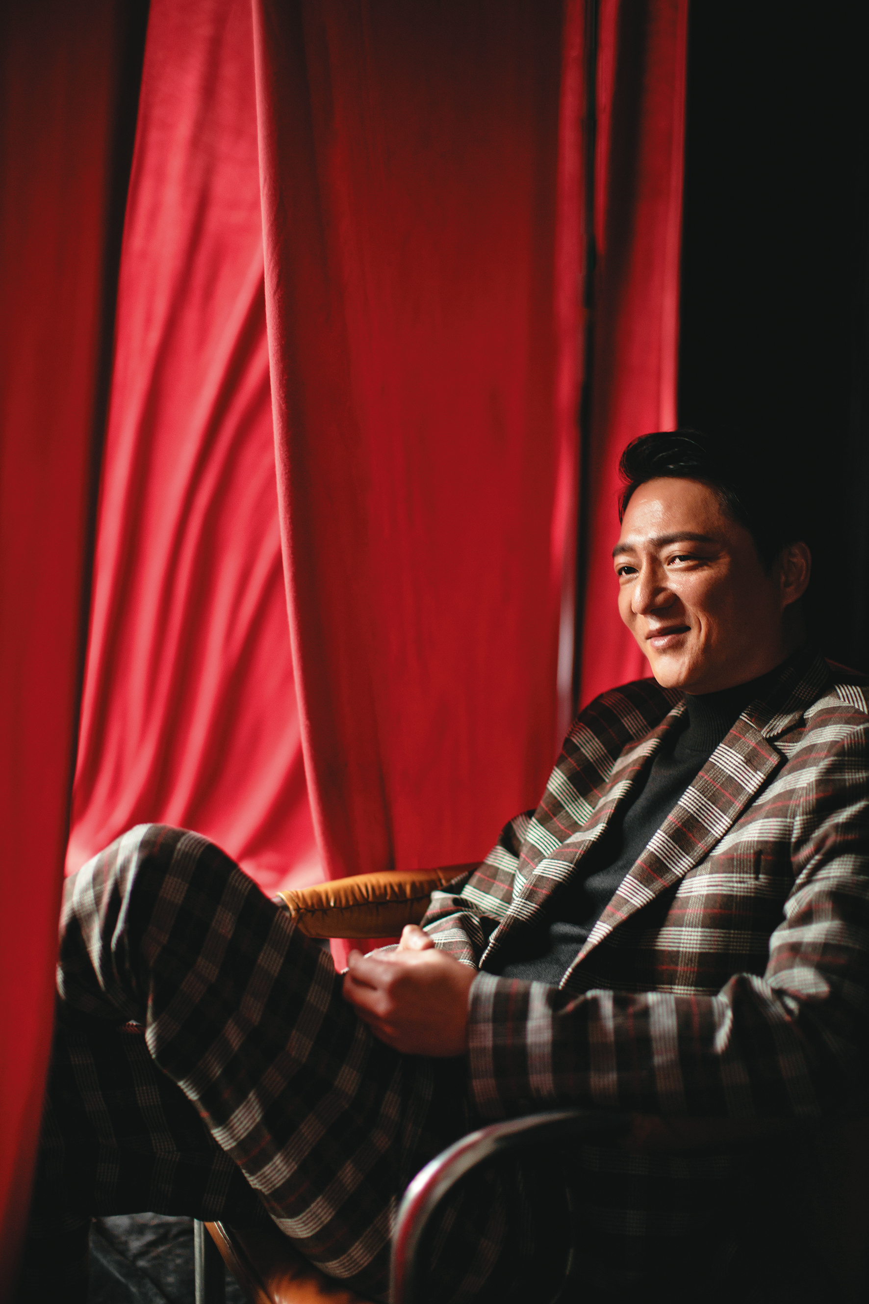 所謂的「國民男友」蔡永森, 藍葦華透露,那都是導演嚴藝文 想要有這樣條件的男朋友, 所以才寫進劇本。
