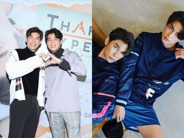 Mew(左)與Gulf(右)是超紅的CP組合。(翻攝自Mew、Gulf IG)