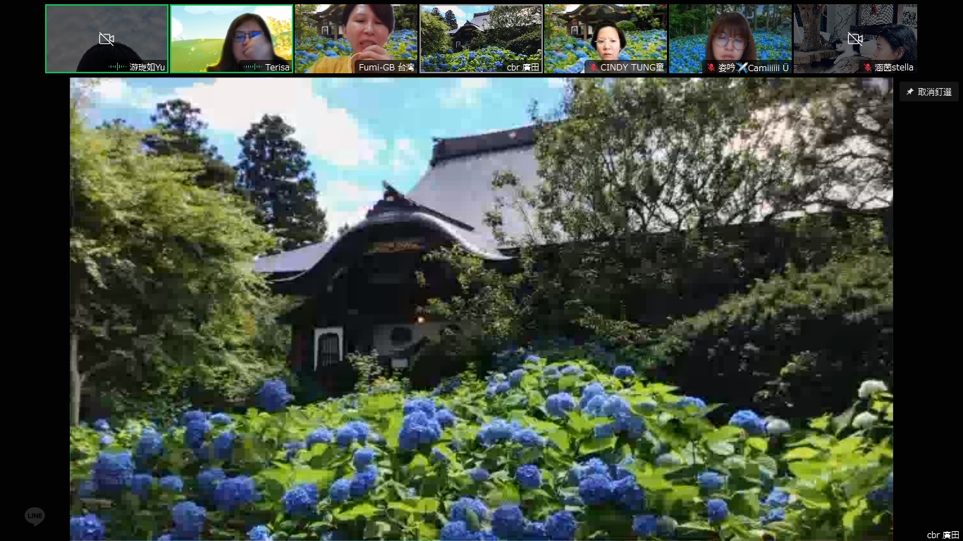 透過線上直播,看到此時此刻的場景,還是很美!(日本觀光局JNTO提供)