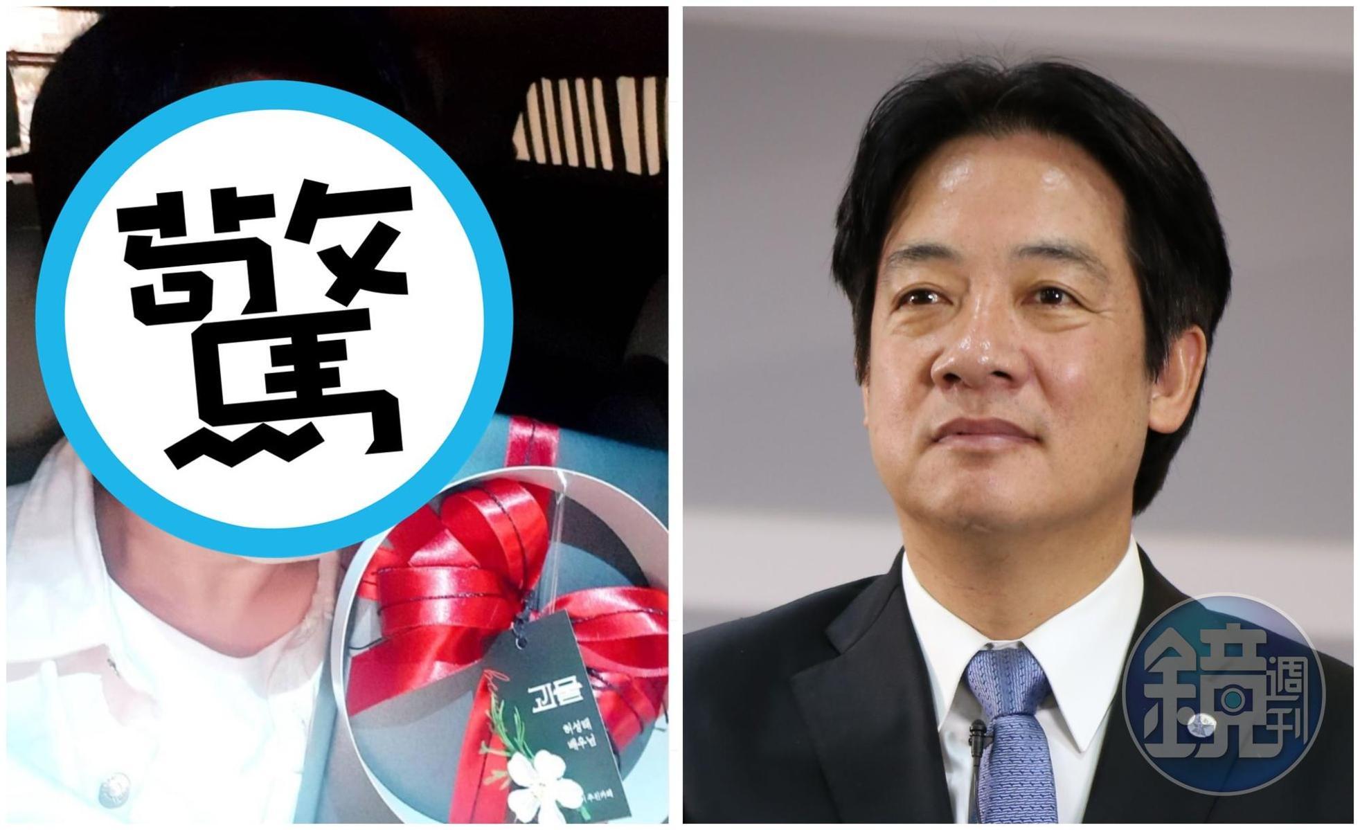 賴清德(右圖)被指撞臉南韓演員許成泰(左圖)。(本刊資料照、翻攝heosungtae IG)