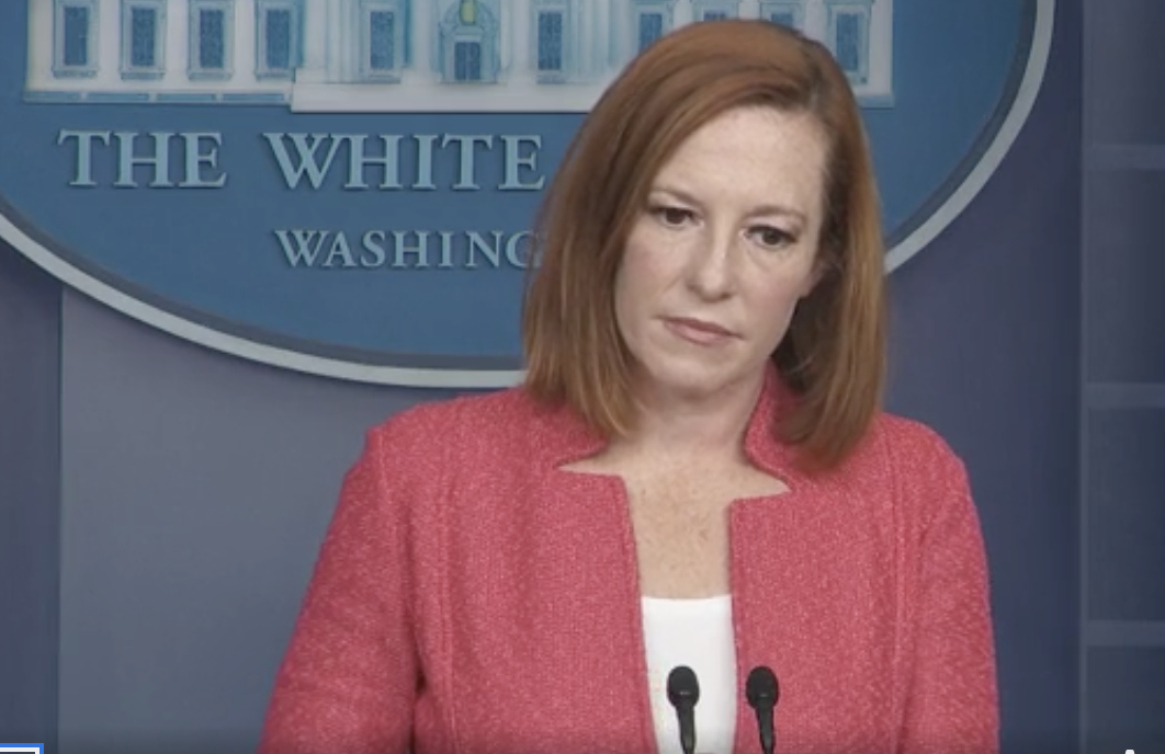 針對釋放孟晚舟一事遭質疑，白宮發言人莎琪強調，美國對中國政策沒有改變。（翻攝White House）