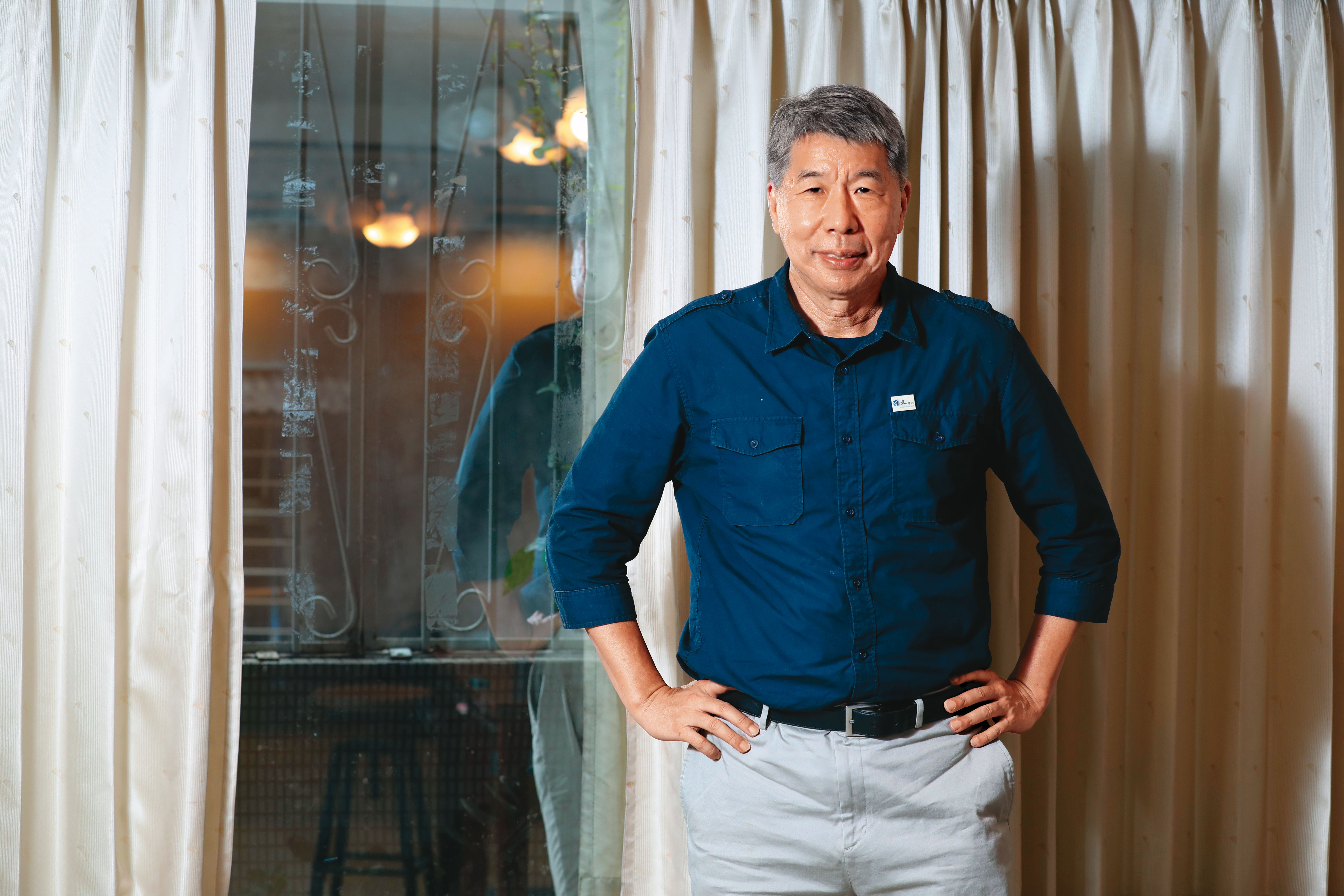 國民黨黨主席候選人張亞中投票當天接受專訪，因這天再無拜票造勢行程。