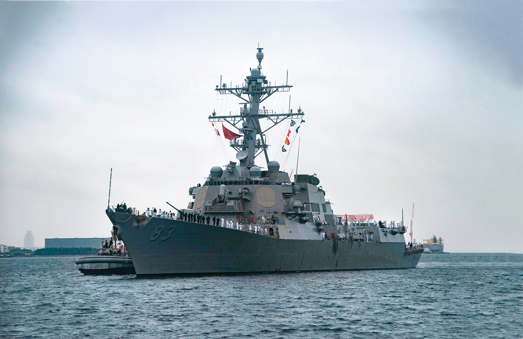 全球抗中情勢升高，台灣積極發展不對稱戰力，在「大量、機動、遠距、精準、相對價廉與效高」原則下，盼將台打造成「不沉的神盾艦」。（翻攝美軍第七艦隊臉書）