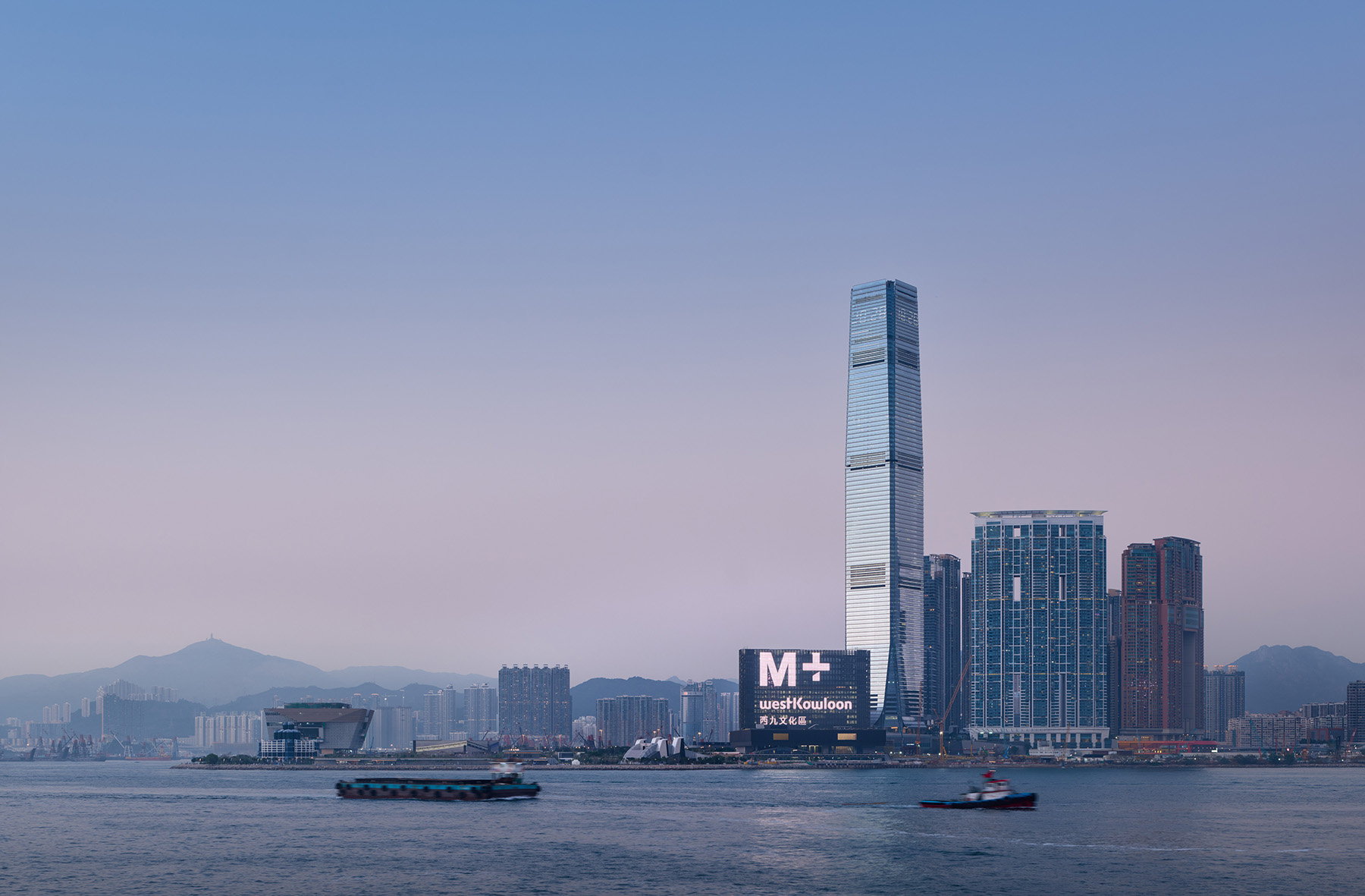 「M+」博物館已宣佈將於2021年11月12日香港西九文化區正式開幕。（Herzog _ de Meuron提供）