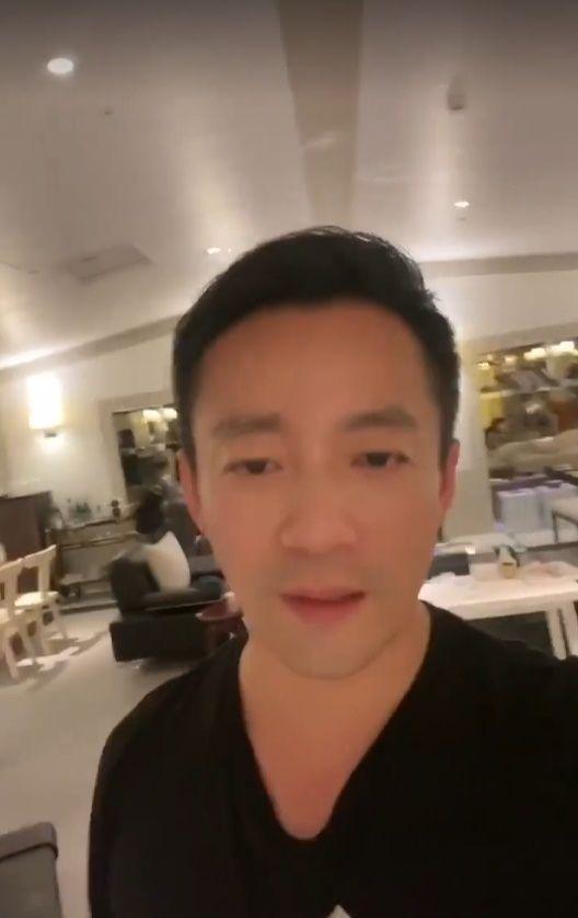 汪小菲日前開抖音直播，透露自己目前人已回到台灣隔離。（翻攝自汪小菲抖音）