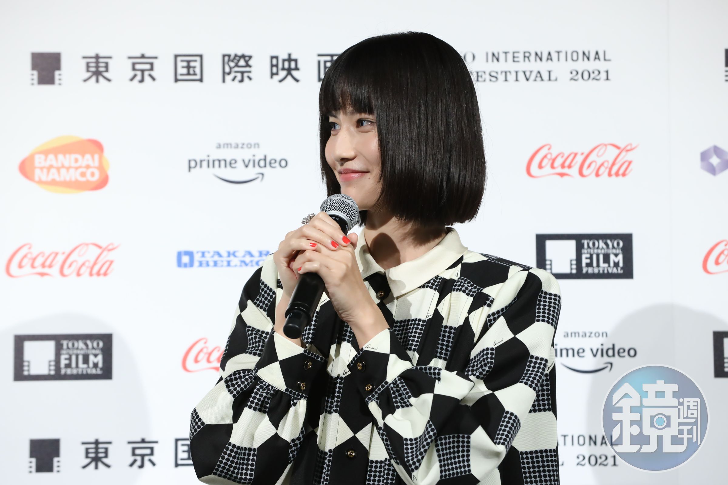 女星橋本愛為第34屆東京影展大使，她表示過去也和影展很有緣份，很榮幸以大使身分參與。（2021TIFF提供）