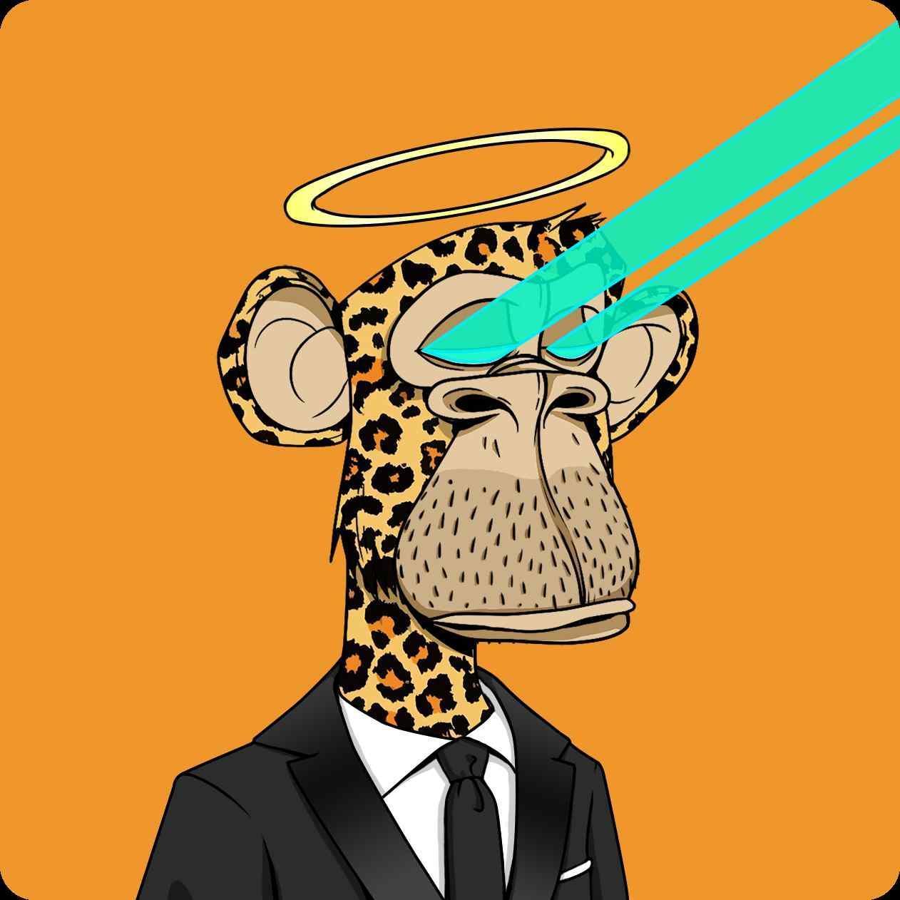 Yuga Labs創作的NFT《Bored Ape Yacht Club》拍賣價近新台幣3千5百萬元。(佳士得提供)