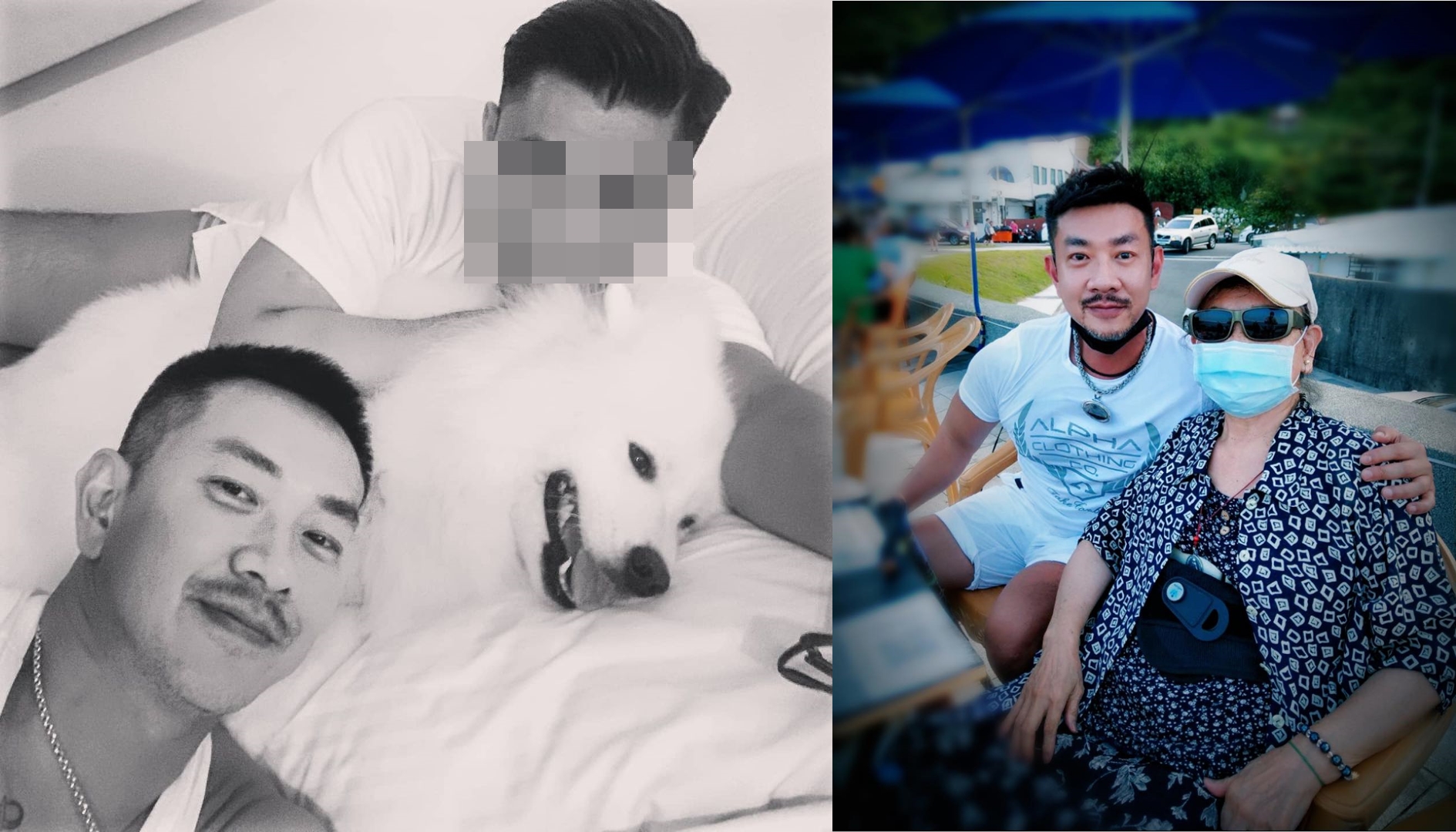 江俊翰捲入與前男友的分手風暴。（翻攝前男友IG、江俊翰臉書）