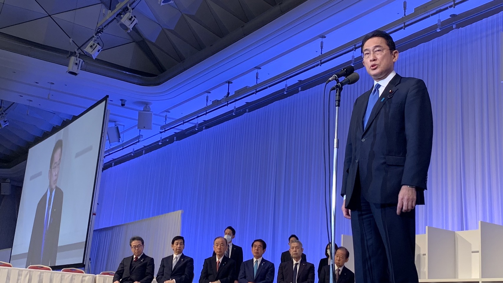 岸田文雄贏得自民黨總裁選舉,將出任日本首相。(翻攝自日本自民黨推特)