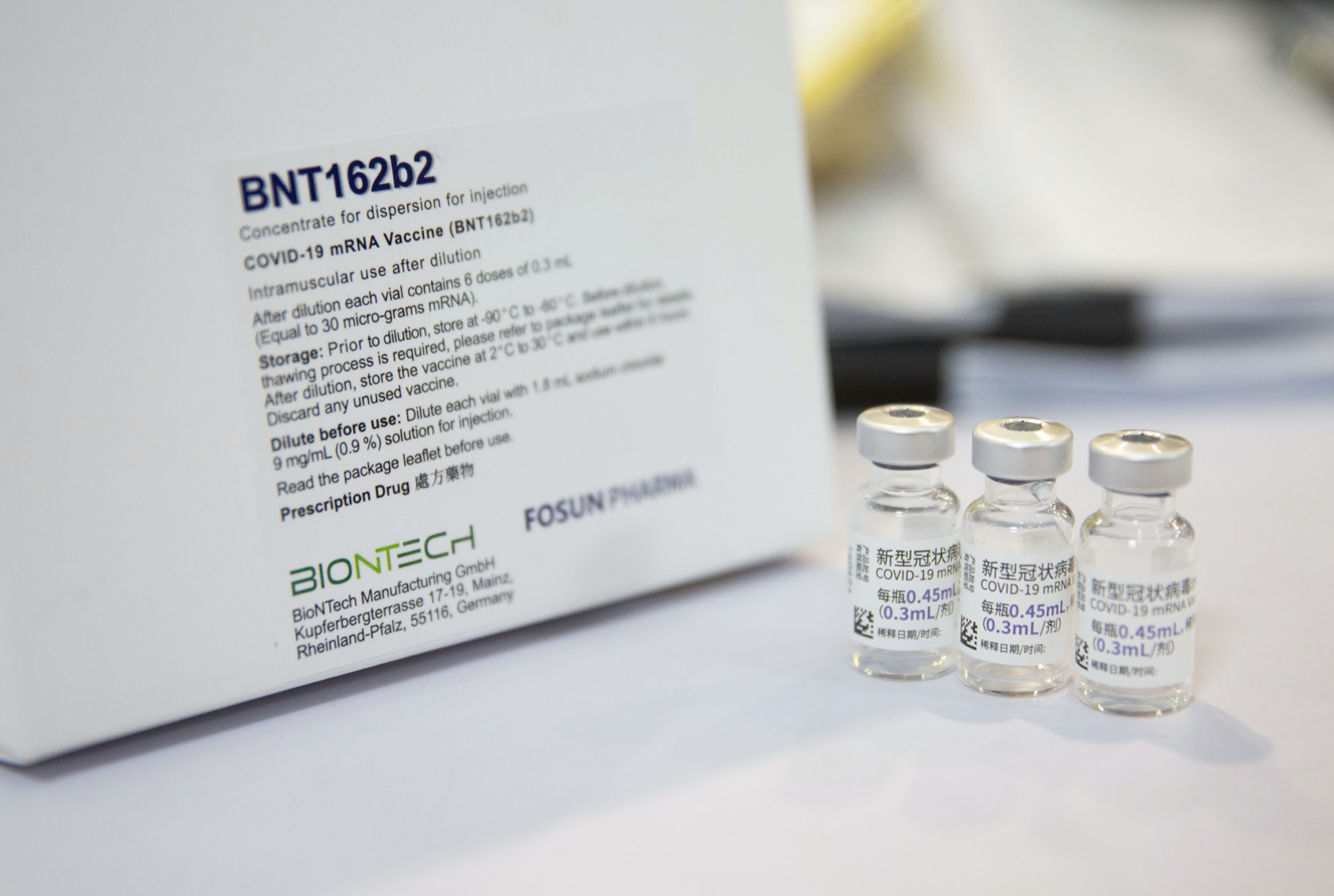 今（1）日清晨由華航CI-62航班自德國法蘭克福機場抵達桃園機場，第二批共有逾60萬劑。（示意圖，資料照）