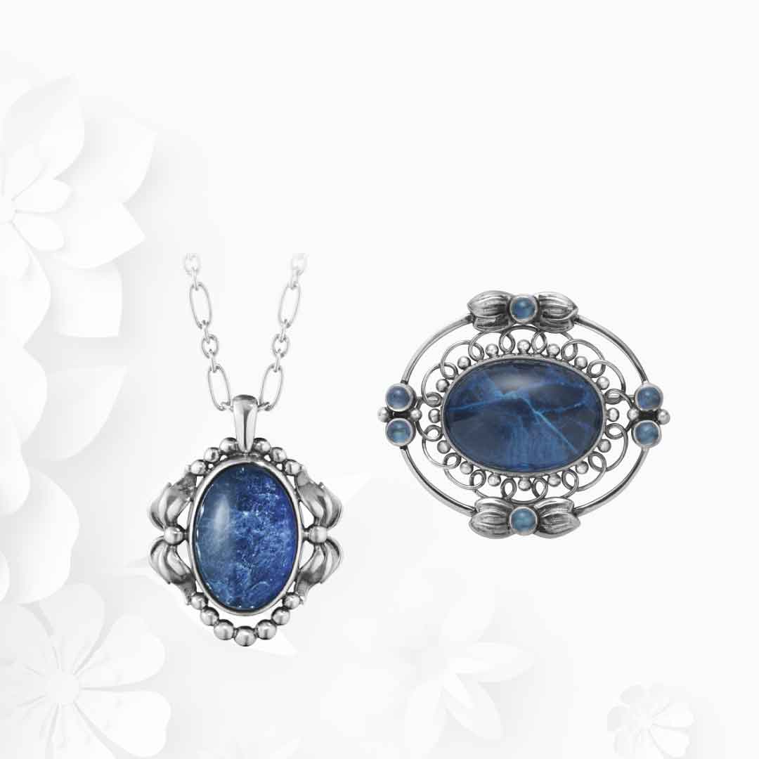 喬治傑生推出秋日奏鳴曲為主題的限量復刻訂製珠寶。（GEORG JENSEN 提供）