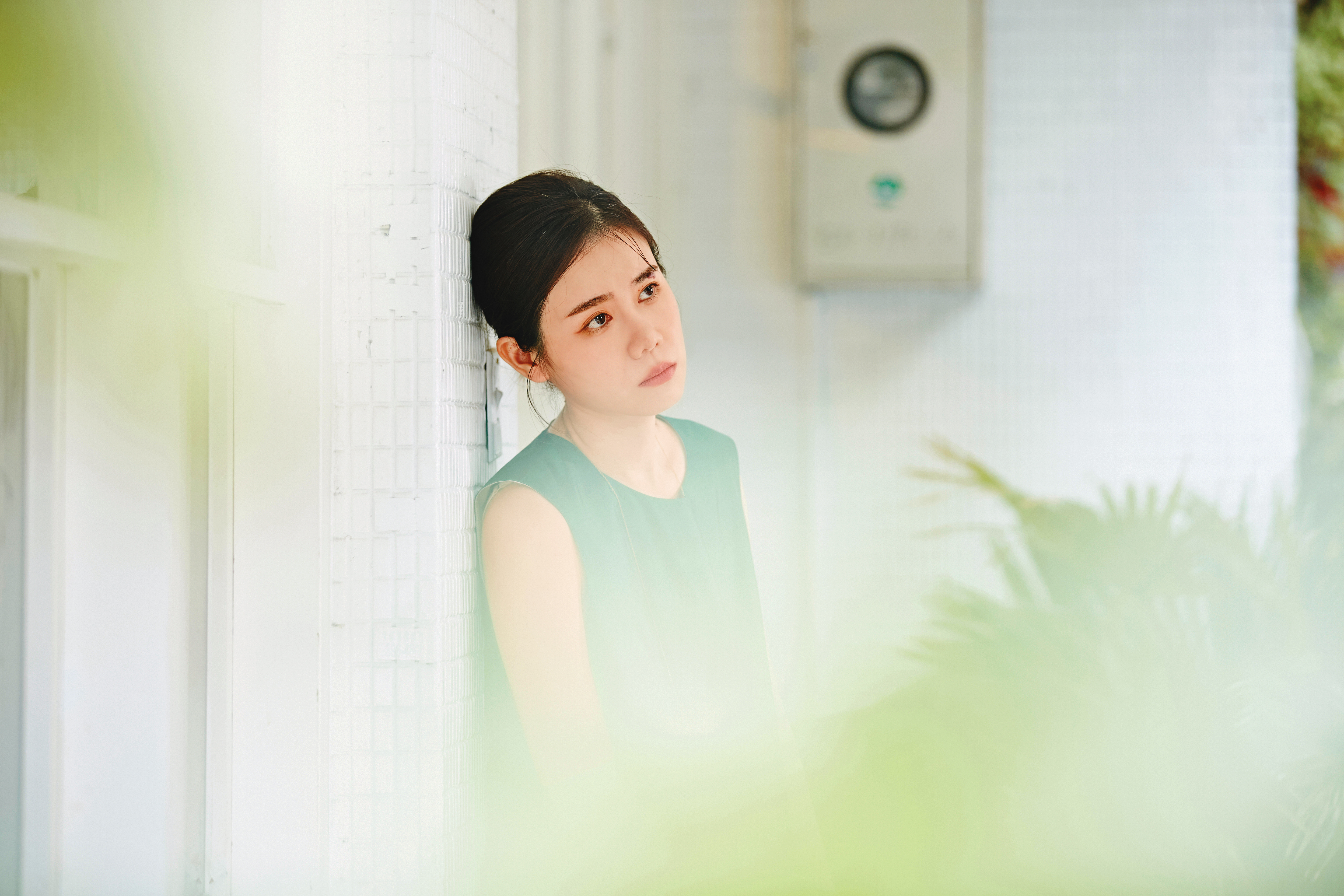 彭若萱在劇團表演多年，演技專業不容置疑，她最希望能像偶像謝盈萱，在演藝圈闖出一片天。