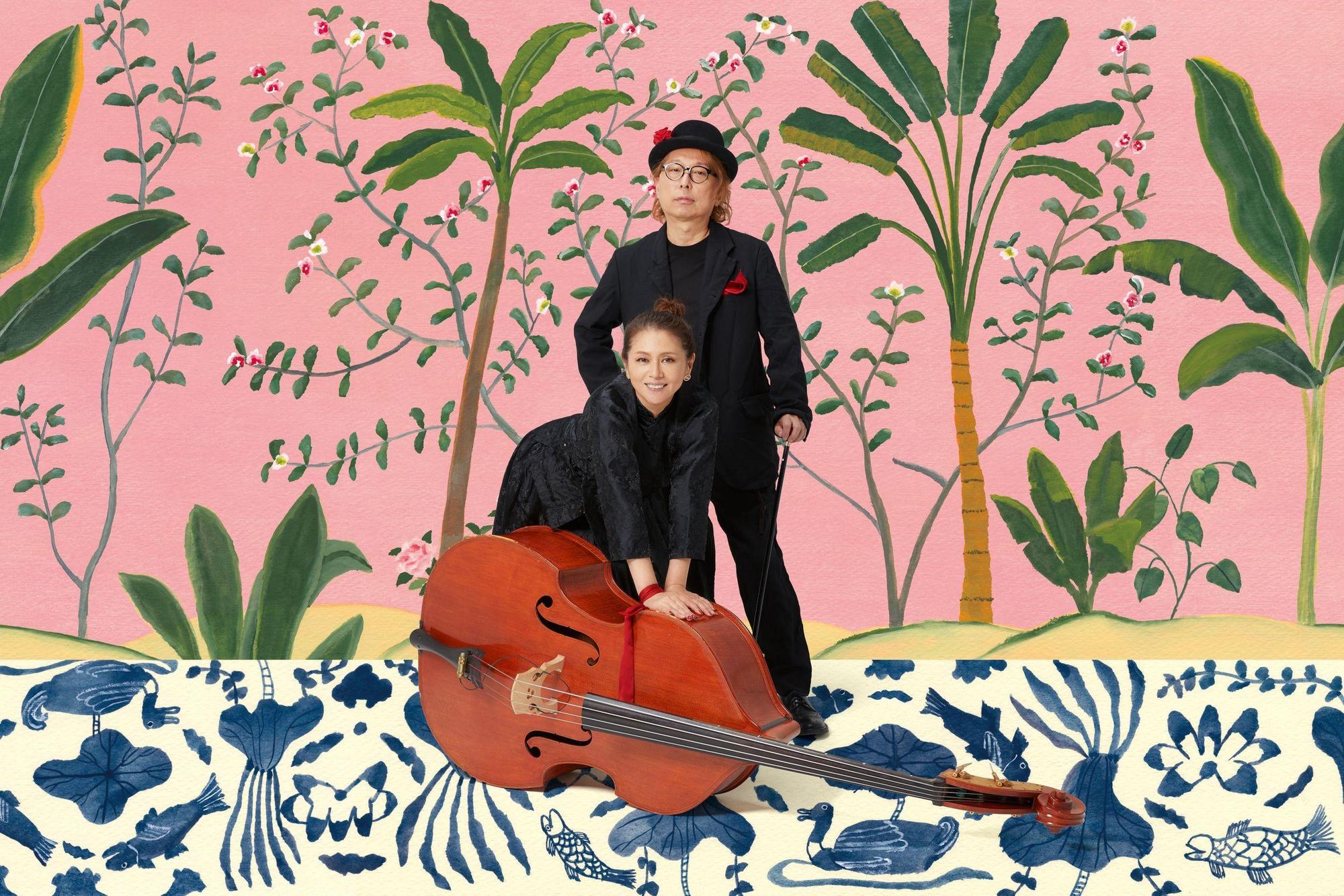 小泉今日子與上田健司兩位愛貓人組成「黑貓同盟」，還將舉辦線上演唱會。（環球唱片提供）