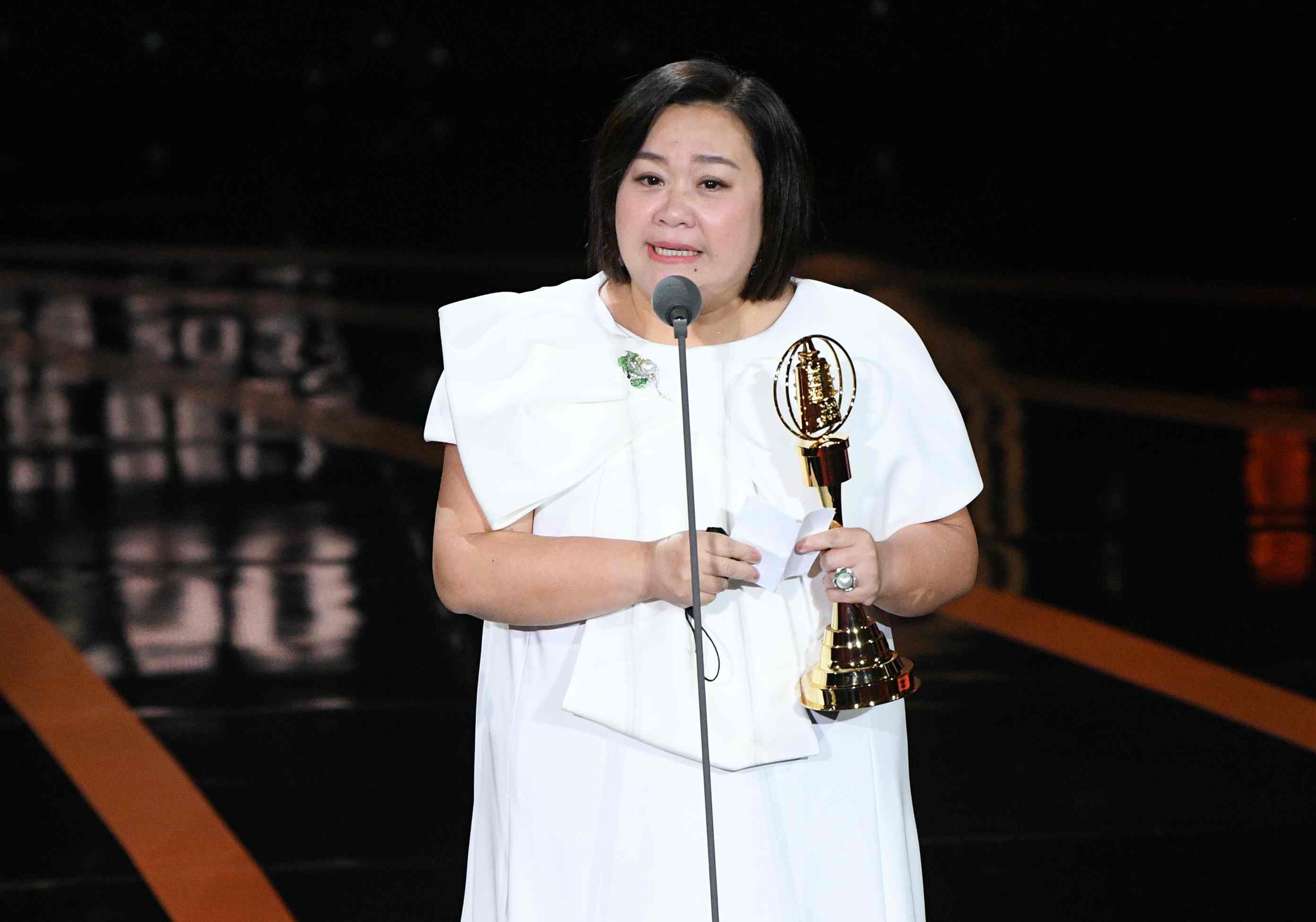 「國民婆婆」鍾欣凌以《我的婆婆怎麼那麼可愛》一角再封視后，迎來人生至今的第三座金鐘獎。（三立電視提供）