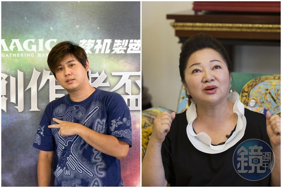 老K(左圖)與龍龍霸凌事件持續延燒,近日老K年初拿白冰冰(右圖)女兒命案開玩笑畫面被挖出,遭網友砲轟。(翻攝自老K臉書、資料照)
