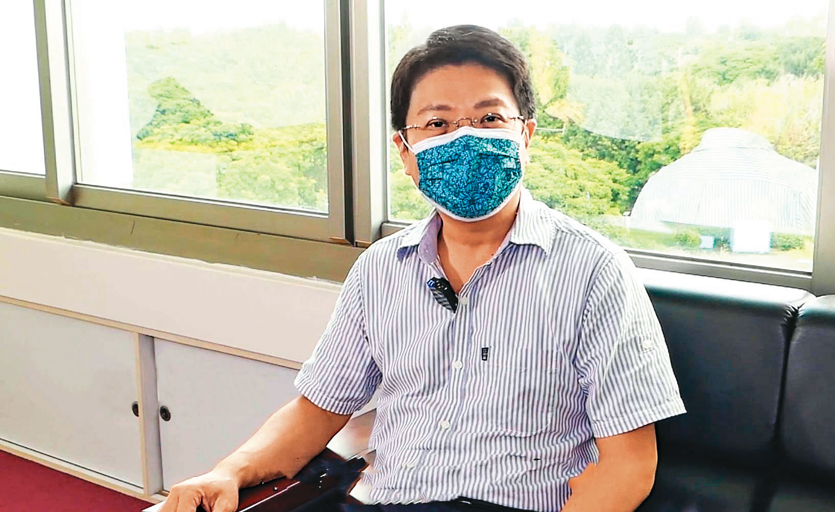 新任明道大學副校長何權璋被控利用「普林頓大學」名義騙錢，但他否認。（投訴人提供）