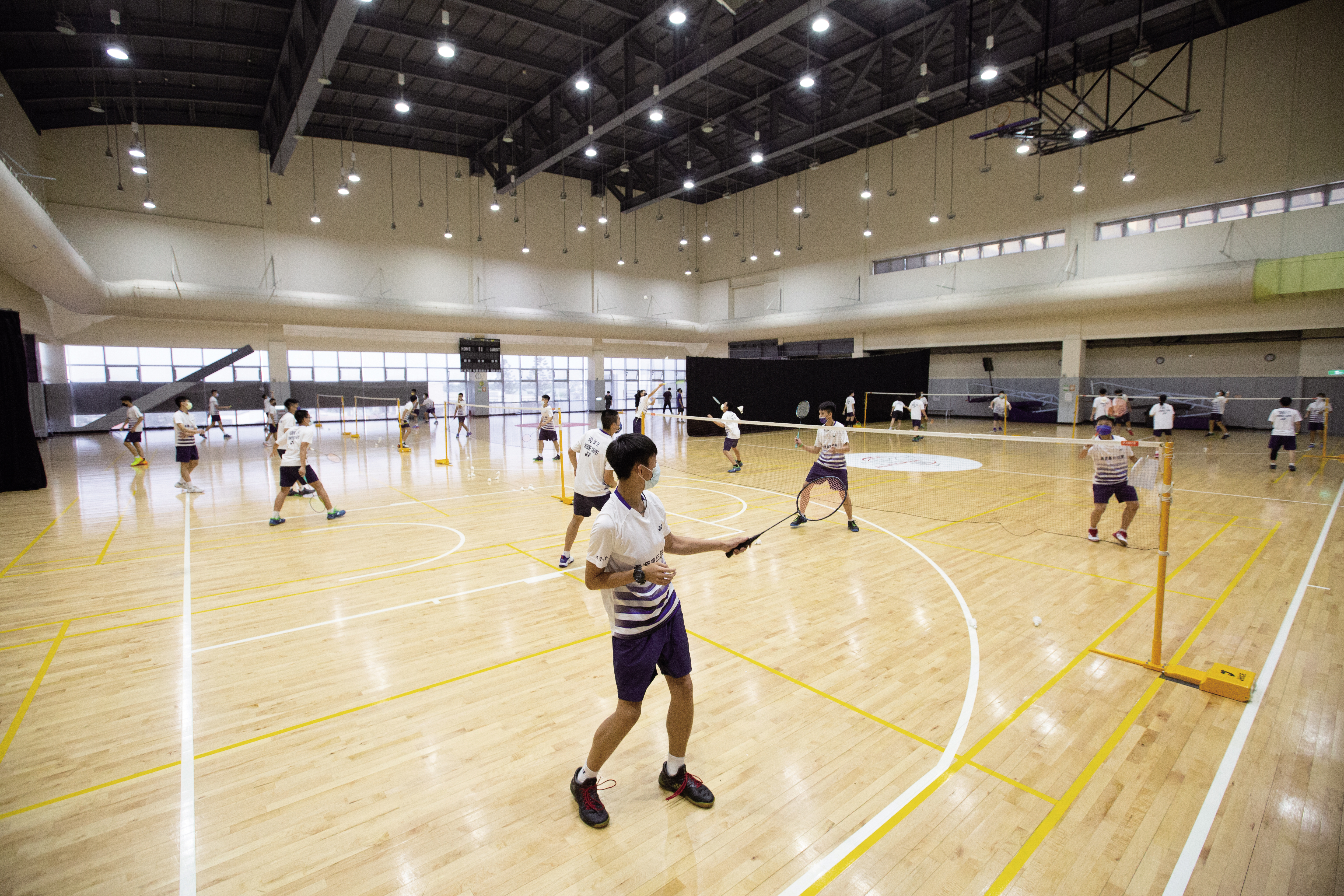 勇源青年球團固定進駐平鎮國民運動中心練球。