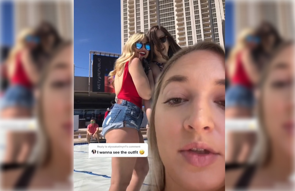 美國一名25歲的女子穿熱褲引發肛裂敗血症。（翻攝imtoooldtobeonthis的TikTok）