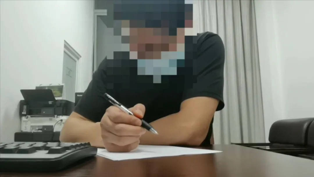 39歲的犯案男子坦承自己相當後悔，並寫下悔過書。（翻攝搜狐）