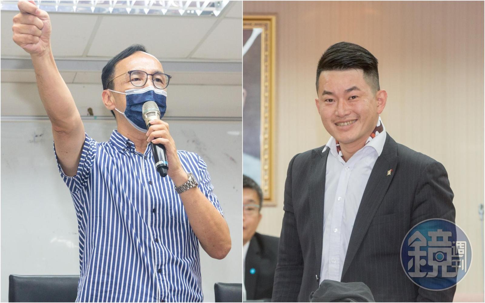 朱立倫（左）諷刺陳柏惟（右）是「3零立委」，遭公督盟以數據打臉。（本刊資料照）