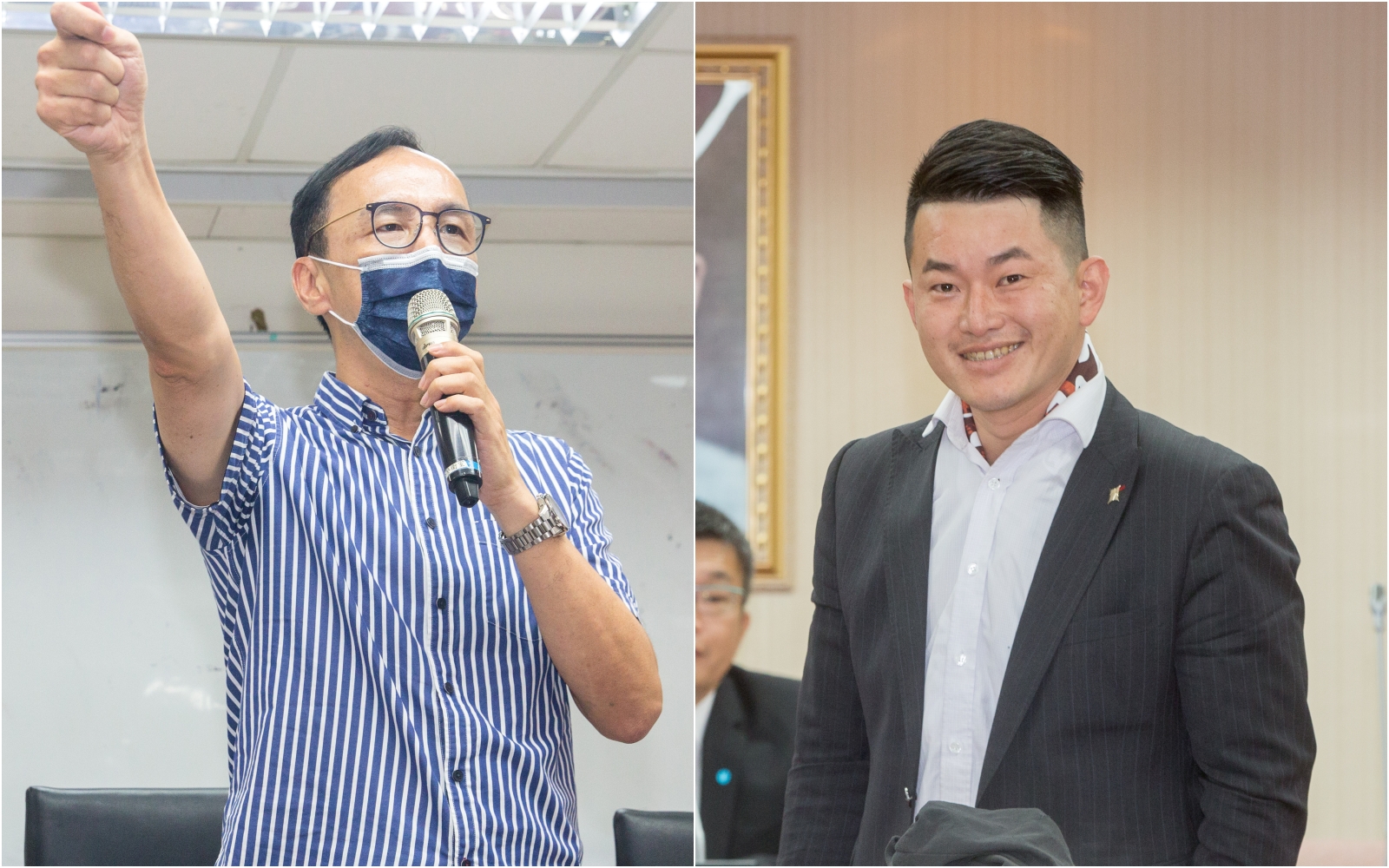 朱立倫（左）諷刺陳柏惟（右）是「3零立委」，遭公督盟以數據打臉。（本刊資料照）