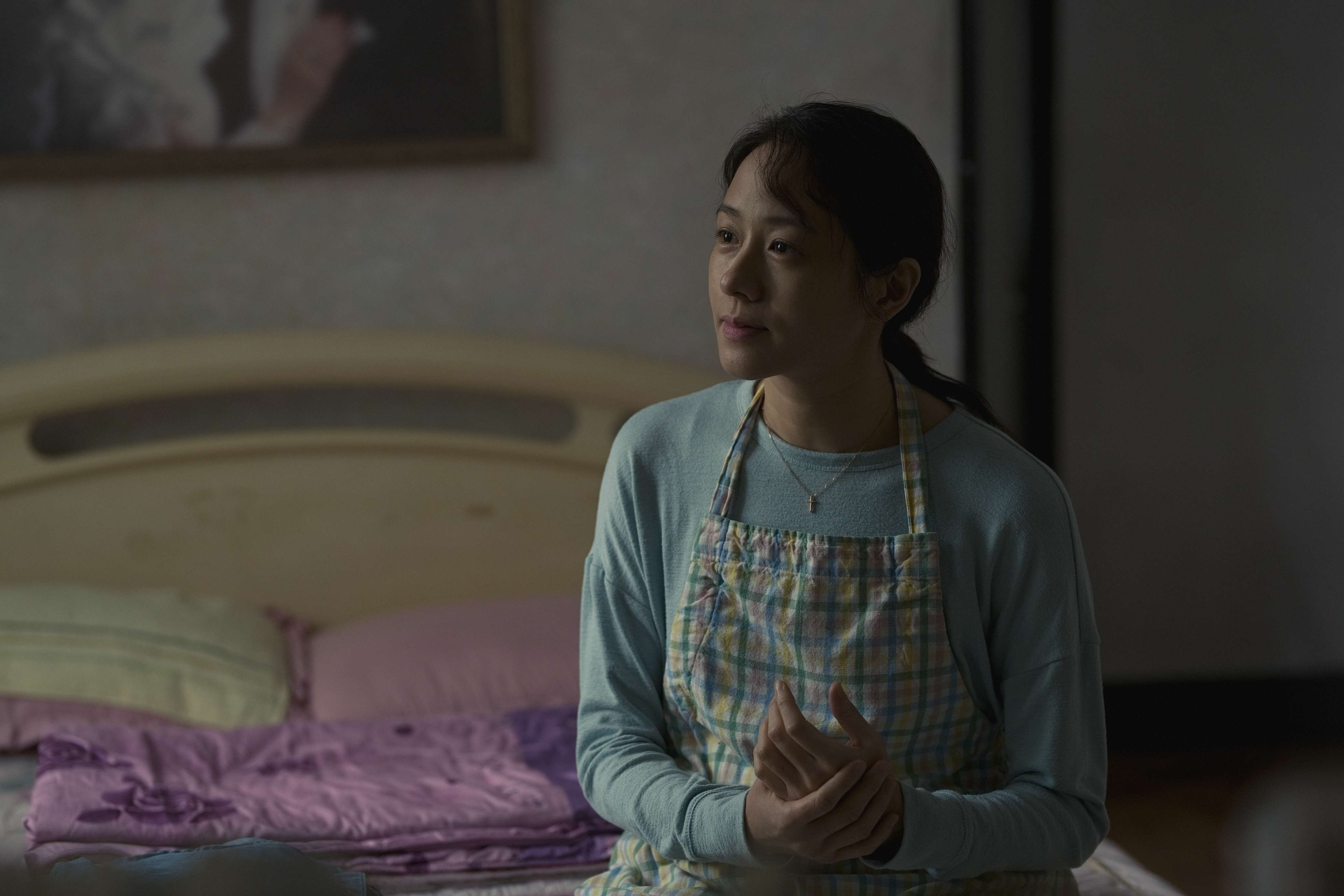 《美國女孩》林嘉欣從影以來首度扮演母親，為來台拍戲還隔離。（金馬執委會提供）